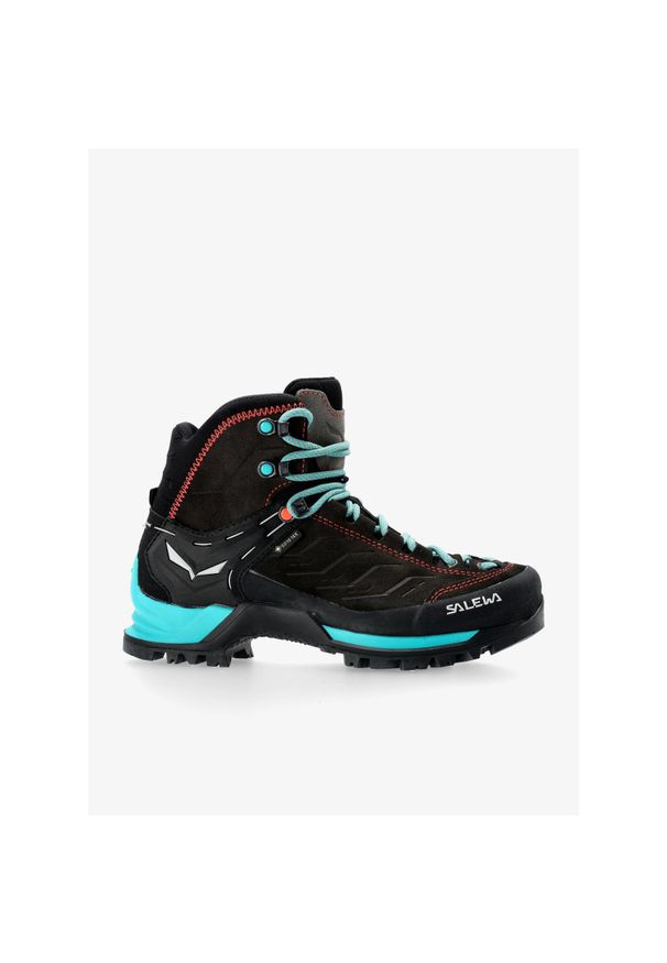 Buty damskie Salewa Mountain Trainer Mid GTX. Kolor: wielokolorowy, zielony, niebieski. Materiał: guma, materiał, syntetyk