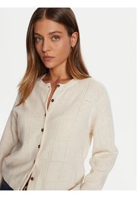 Barbour Kardigan Blakely lyLKN1663WH71 Écru. Materiał: wełna
