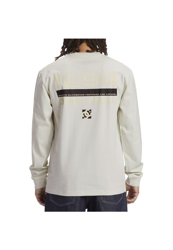 Bluza DC Shoes Static 94 Hls, Mężczyźni. Kolor: beżowy. Materiał: materiał, bawełna. Sport: skateboard