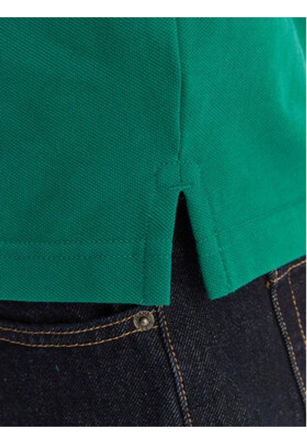 GANT - Gant Polo Shield 2220 Zielony Slim Fit. Typ kołnierza: polo. Kolor: zielony. Materiał: bawełna