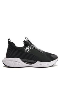 Just Cavalli Sneakersy 76QA3SH2 Czarny. Kolor: czarny. Materiał: materiał