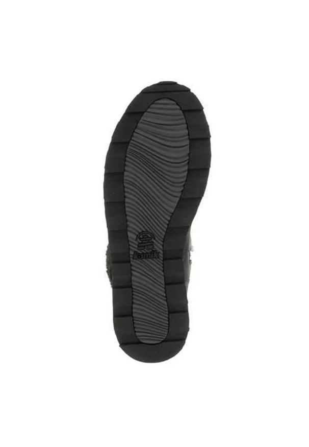 Buty do chodzenia damskie Kamik Winterstiefel Ariel Flanell. Wysokość cholewki: za kostkę. Kolor: czarny. Materiał: guma, zamsz. Szerokość cholewki: normalna. Sport: turystyka piesza