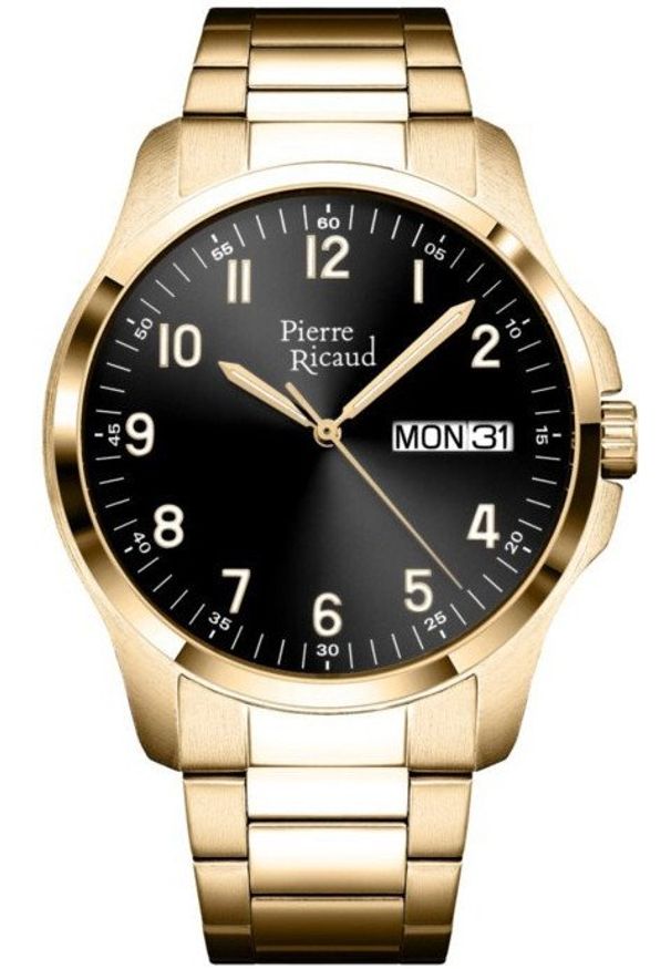 Zegarek męski Pierre Ricaud P91105.1124Q złoty. Kolor: złoty