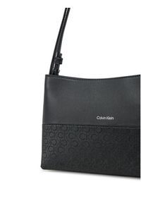 Calvin Klein Torebka Ck Mixmedia Convertible Bag_Mono K60K613170 Czarny. Kolor: czarny. Materiał: skórzane