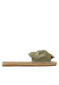 Manebi Espadryle Hamptons Sandals With Knot W 0.1 JK Zielony. Kolor: zielony
