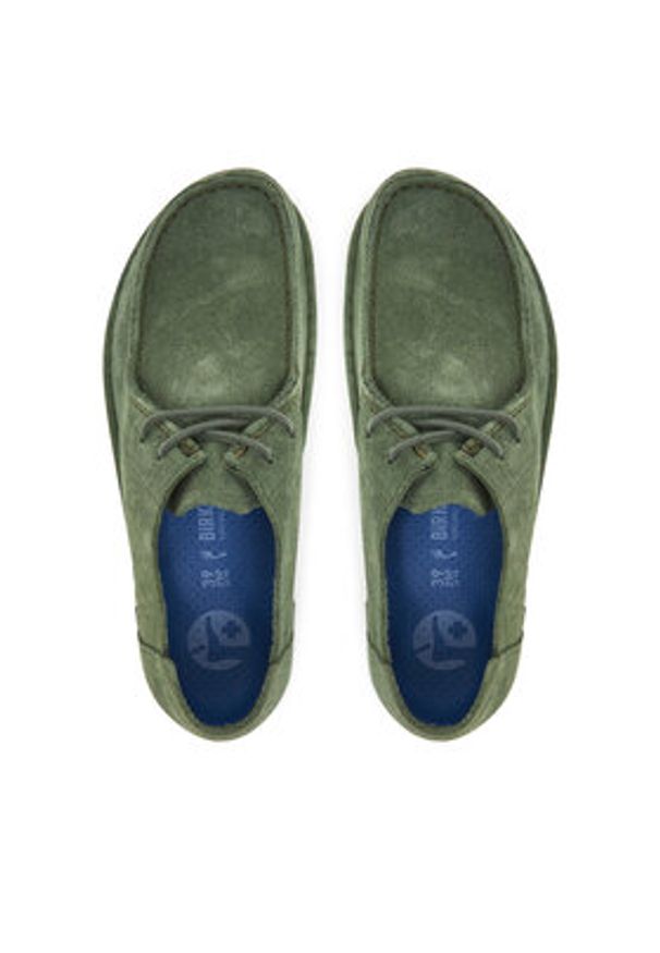 Birkenstock Półbuty Utti Lace 1030067 Zielony. Kolor: zielony. Materiał: zamsz, skóra