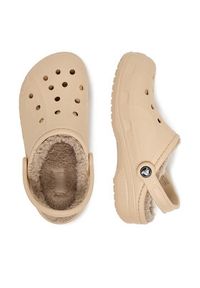 Crocs Klapki C-BAYA LINED CLOG 205969-2ZM Beżowy. Kolor: beżowy #7