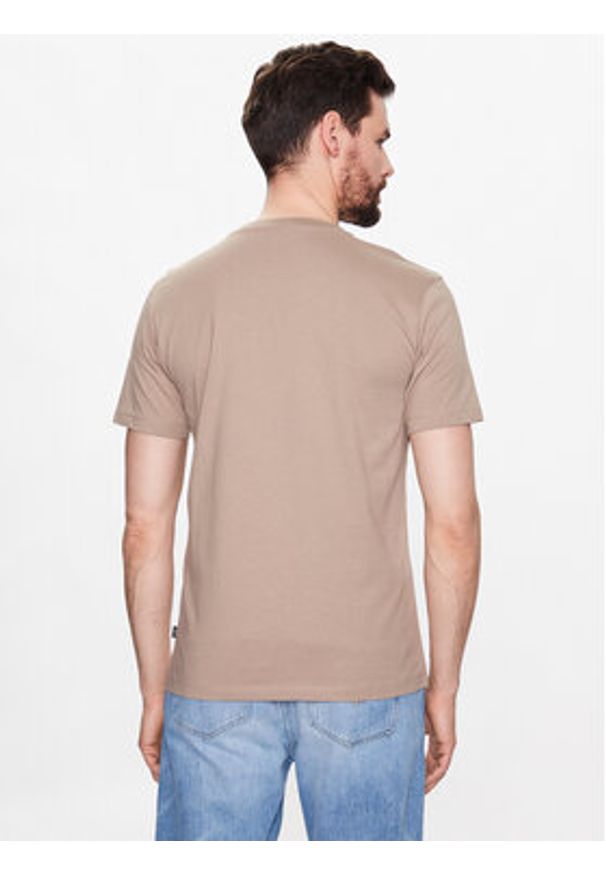 JOOP! Jeans T-Shirt 30027746 Brązowy Modern Fit. Kolor: brązowy. Materiał: bawełna