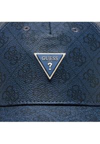 Guess Czapka z daszkiem Vezzola Eco Headwear AM5042 POL01 Granatowy. Kolor: niebieski. Materiał: skóra