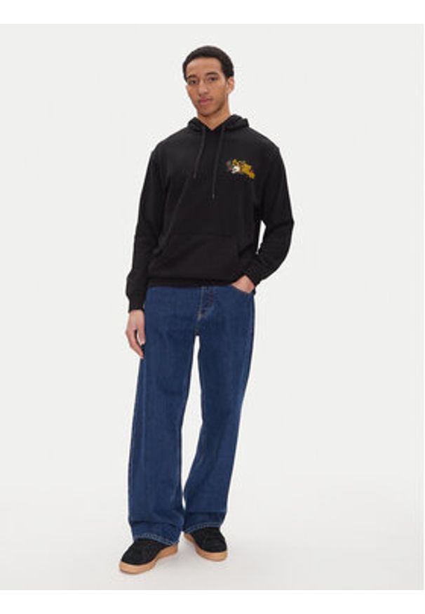 DC Shoes Bluza ADYSF03143 Czarny Regular Fit. Kolor: czarny. Materiał: bawełna