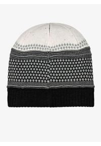 Czapka zimowa Smartwool Popcorn Cable Beanie - natural. Kolor: biały. Sezon: zima