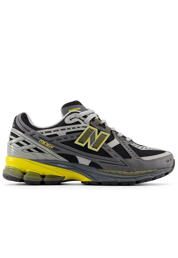 Buty New Balance M1906NA - szare. Kolor: szary. Materiał: guma, syntetyk, skóra, materiał. Szerokość cholewki: normalna. Sport: turystyka piesza