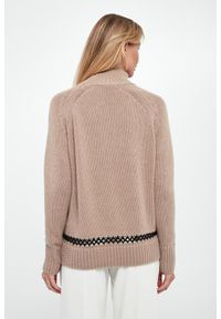 Ermanno Firenze - Sweter damski wełniany ERMANNO FIRENZE. Materiał: wełna