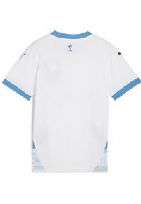 Puma - Młodzieżowa koszulka domowa Olympique Marsylia 24/25 PUMA White Bleu Azur Blue. Kolor: biały, wielokolorowy, niebieski