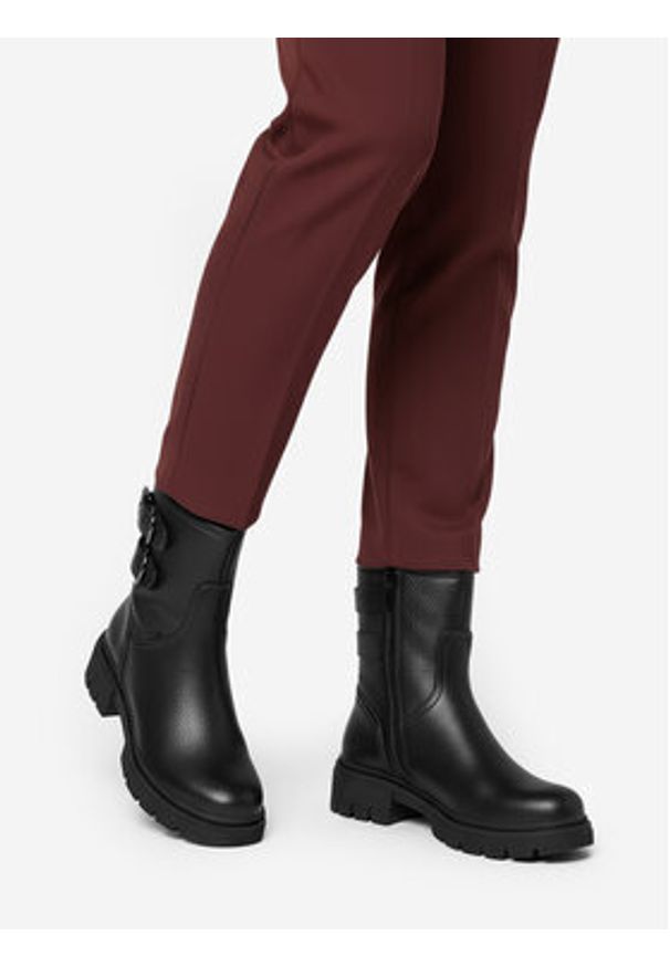 MEXX Botki CEO-MI001711153W Czarny. Kolor: czarny. Materiał: materiał