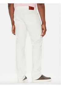 Calvin Klein Jeans Jeansy LV04LB781G Biały Straight Fit. Kolor: biały