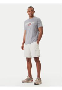 Napapijri T-Shirt S-Aylmer NP0A4HTO Szary Regular Fit. Kolor: szary. Materiał: bawełna #5