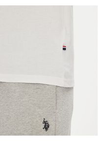U.S. Polo Assn. T-Shirt MUP4367 Biały Regular Fit. Typ kołnierza: polo. Kolor: biały. Materiał: bawełna #3