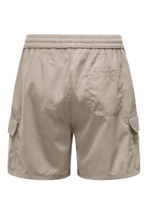 Only & Sons Szorty sportowe Kal 22034462 Beżowy Slim Fit. Kolor: beżowy. Materiał: syntetyk. Styl: sportowy
