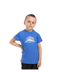 Koszulka dla dzieci Kilpi Salo. Kolor: niebieski. Sport: turystyka piesza #1