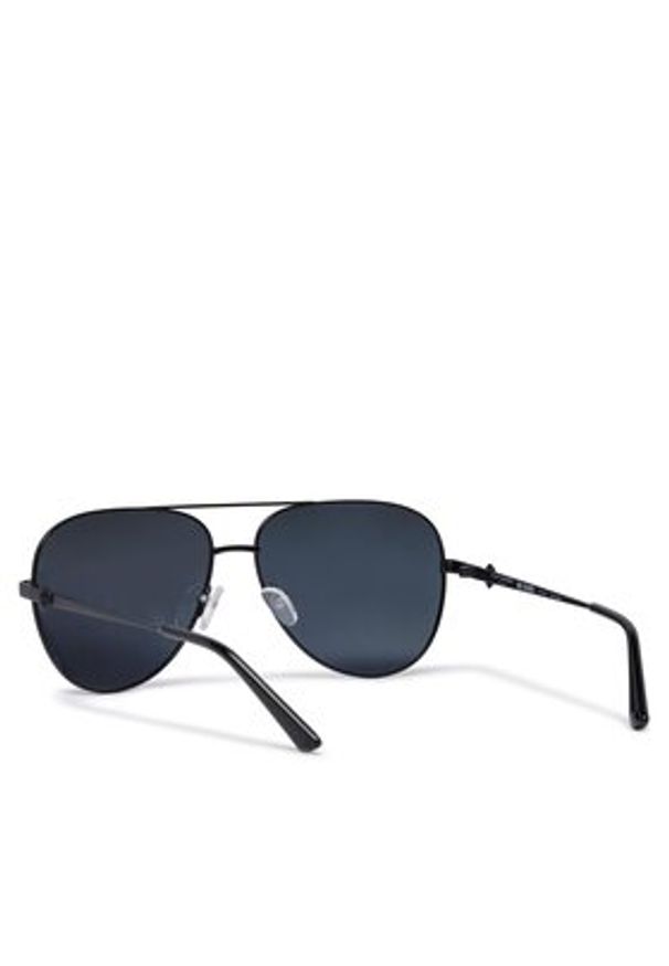 Kurt Geiger Okulary przeciwsłoneczne dziecięce Shoreditch Aviator 2291300999 Czarny. Kolor: czarny