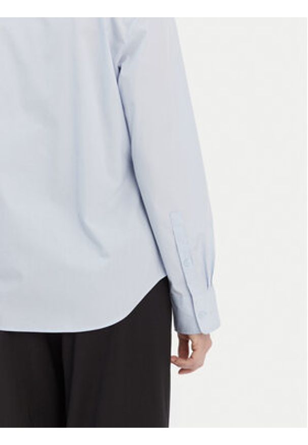 TOMMY HILFIGER - Tommy Hilfiger Koszula Ess WW0WW47169 Błękitny Regular Fit. Kolor: niebieski. Materiał: bawełna