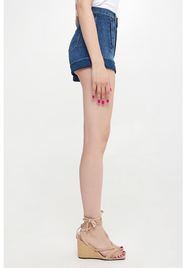 Twinset Milano - Spodenki damskie jeansowe TWINSET. Materiał: jeans