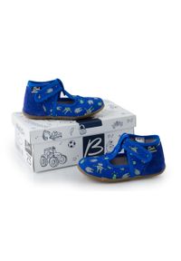 Buty do chodzenia dla dzieci Beck Boys Robot High Slippers. Kolor: niebieski. Sport: turystyka piesza