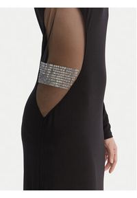 Patrizia Pepe Sukienka wieczorowa 2A2968 J338 Czarny Regular Fit. Kolor: czarny. Materiał: syntetyk. Styl: wizytowy #3