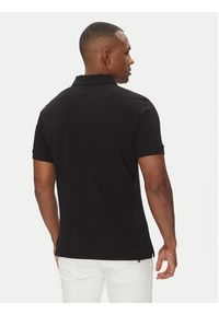 Versace Jeans Couture Polo 78GAGT08 Czarny Regular Fit. Typ kołnierza: polo. Kolor: czarny. Materiał: bawełna #5