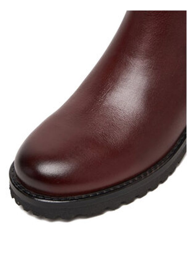 Lasocki Botki CEO-WI23-TR24-02 Bordowy. Kolor: czerwony. Materiał: skóra