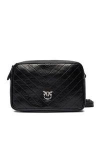 Pinko - PINKO Torebka Carrie Camera Bag Classic Al 25-26 PLTT 104336 A2JC Czarny. Kolor: czarny. Materiał: skórzane #3