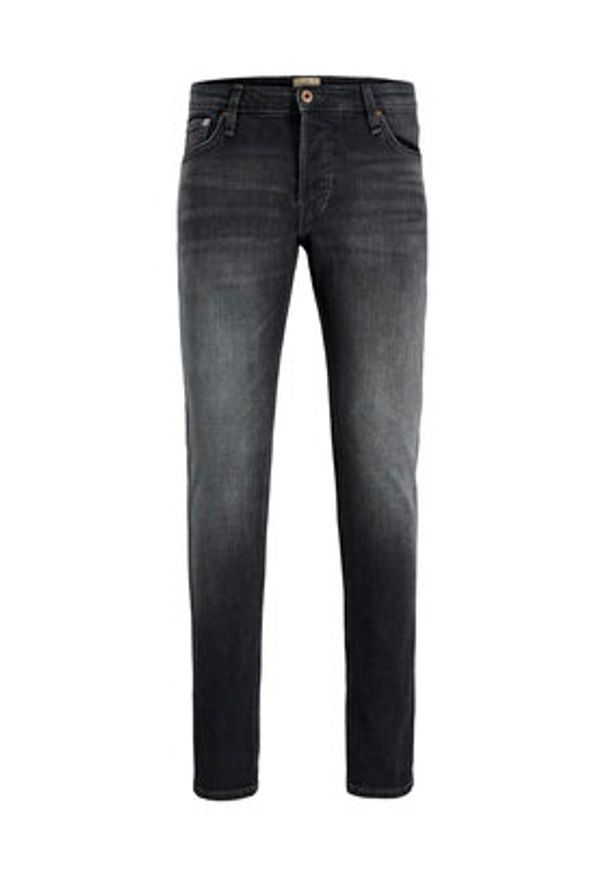 Jack & Jones Jeansy Glenn 12289778 Czarny Slim Fit. Kolor: czarny