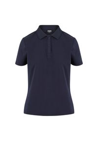 Damska koszulka polo Urban Classics Sorona. Typ kołnierza: polo. Kolor: niebieski. Materiał: materiał #1