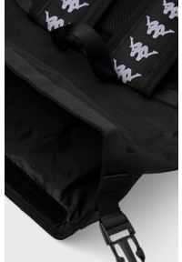 Kappa plecak kolor czarny duży z aplikacją. Kolor: czarny. Wzór: aplikacja