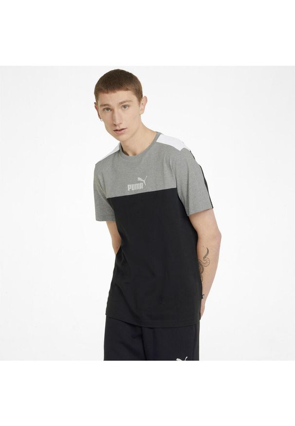 T-shirt treningowy męski Puma. Kolor: czarny