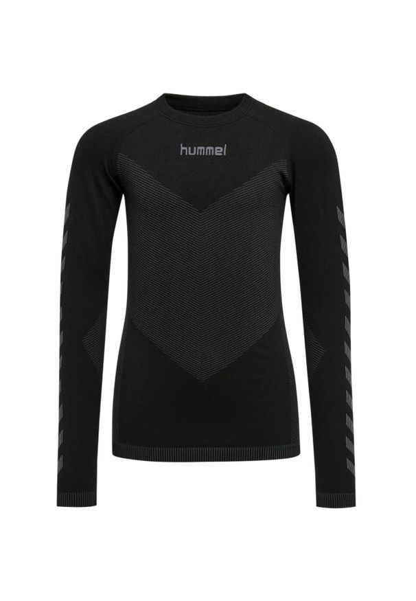 Koszulka dziecięca Hummel manches longues First Seamless. Kolor: czarny. Długość rękawa: długi rękaw. Długość: długie. Sport: piłka ręczna, fitness