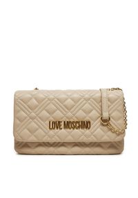 Love Moschino - LOVE MOSCHINO Torebka JC4097PP1LLA0110 Beżowy. Kolor: beżowy. Materiał: skórzane