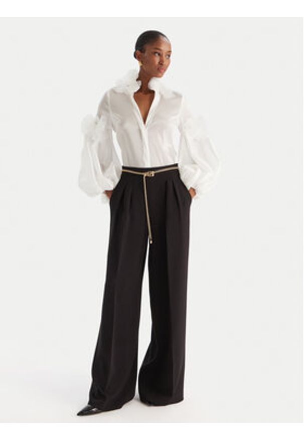 Babylon Koszula S00303 Biały Regular Fit. Kolor: biały. Materiał: syntetyk