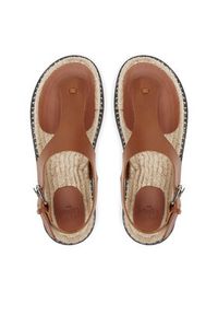 Castañer Espadryle Tokio/261 025672 Brązowy. Kolor: brązowy. Materiał: skóra #3