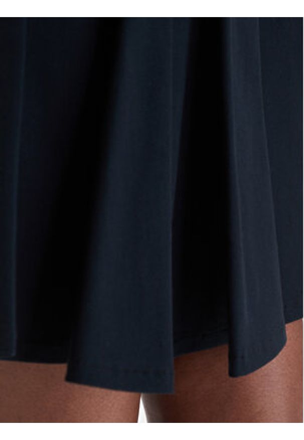 Versace Jeans Couture Spódnica plisowana 80HAE801 N0715 Czarny Regular Fit. Kolor: czarny. Materiał: bawełna