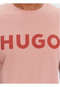 Hugo T-Shirt Dulivio 50467556 Różowy Regular Fit. Kolor: różowy. Materiał: bawełna #2