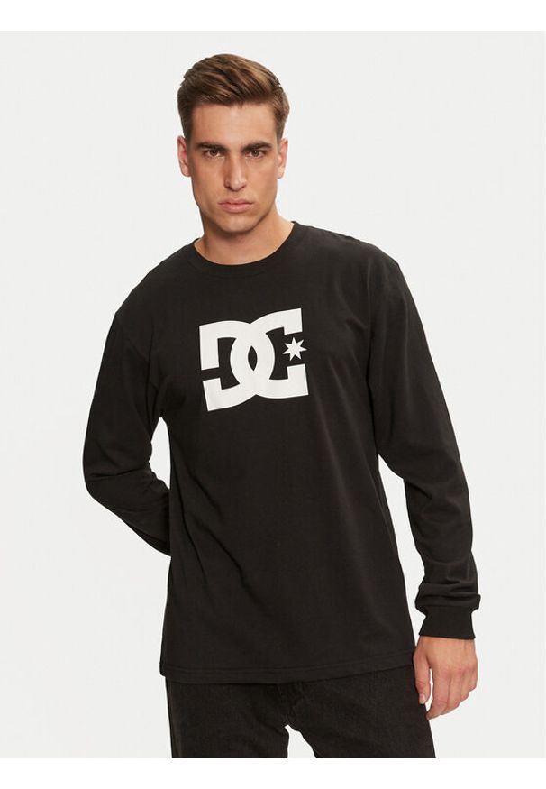 DC Shoes Longsleeve Star ADYZT05372 Czarny Regular Fit. Kolor: czarny. Materiał: bawełna. Długość rękawa: długi rękaw
