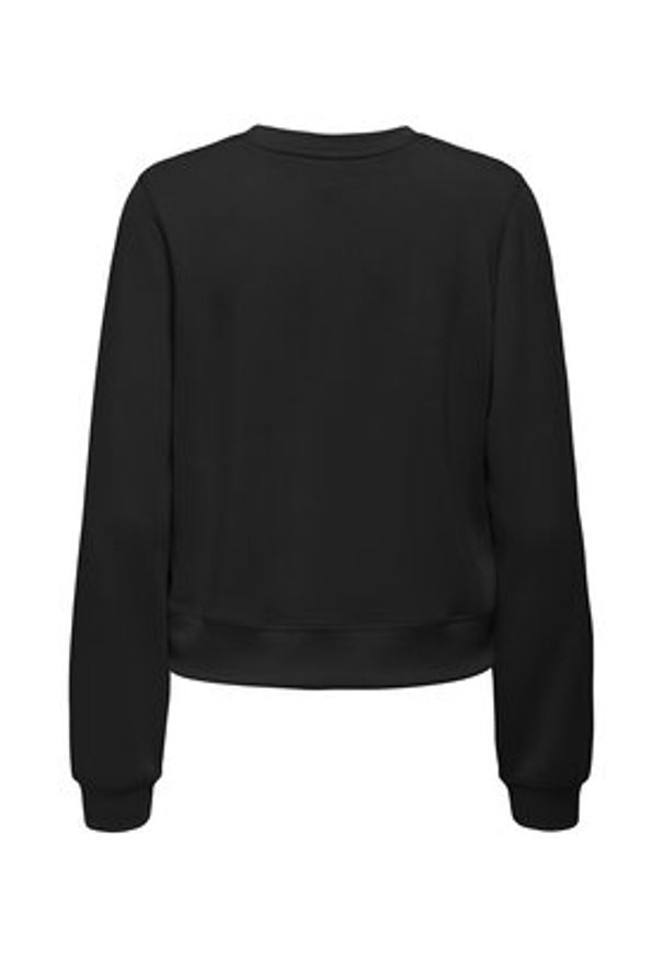 only - ONLY Bluza Maya 15361163 Czarny Regular Fit. Kolor: czarny. Materiał: syntetyk