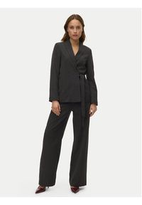 Vero Moda Marynarka Bestie 10333972 Szary Loose Fit. Kolor: szary. Materiał: syntetyk #6