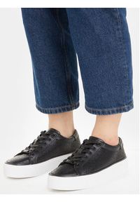 Calvin Klein Sneakersy Flatform Cupsole Lace Up-Epi Mn HW0HW01670 Czarny. Kolor: czarny. Materiał: skóra #4