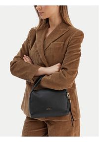 TOMMY HILFIGER - Tommy Hilfiger Torebka City Leather Mini Bag AW0AW18150 Czarny. Kolor: czarny. Materiał: skórzane #1