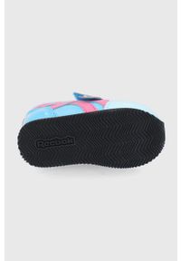 Reebok Classic Buty dziecięce. Nosek buta: okrągły. Zapięcie: rzepy. Kolor: niebieski. Materiał: guma. Model: Reebok Classic #3