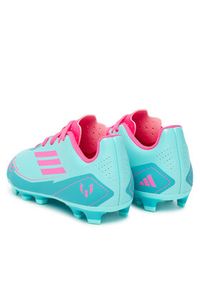 Adidas - adidas Buty do piłki nożnej F50 Club Messi Firm/Multi-Ground IH0932 Turkusowy. Kolor: turkusowy. Materiał: skóra #4