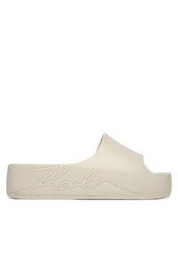 Karl Lagerfeld - KARL LAGERFELD Klapki Kobo II KL86048F Écru. Kolor: kremowy. Materiał: syntetyk #1